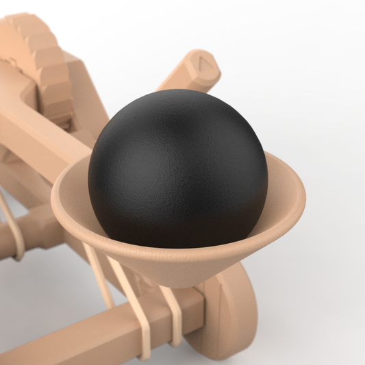 BADABOOM - Pack of 5 soft Cannonballs for Giant Catapult